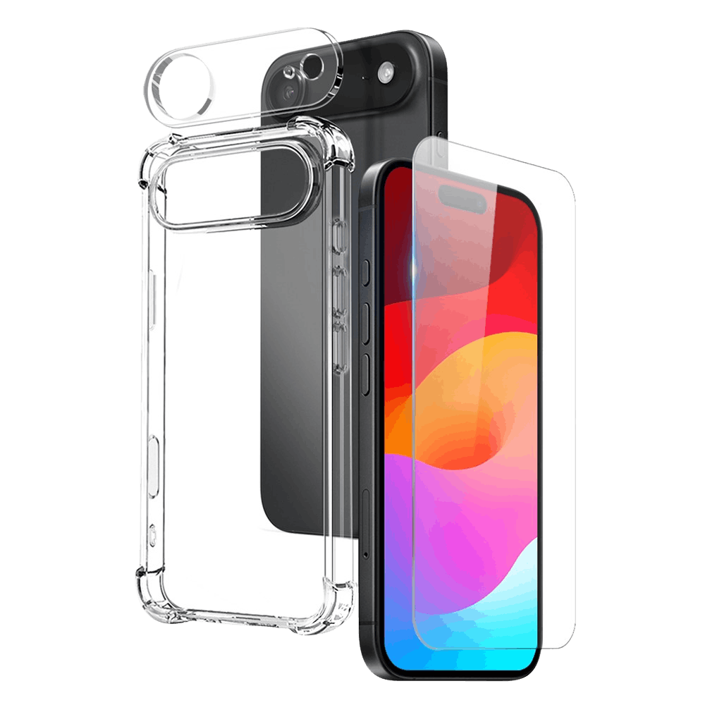 Northjo Apple iPhone 17 Air Shockproof All-in-One Protection Transparant