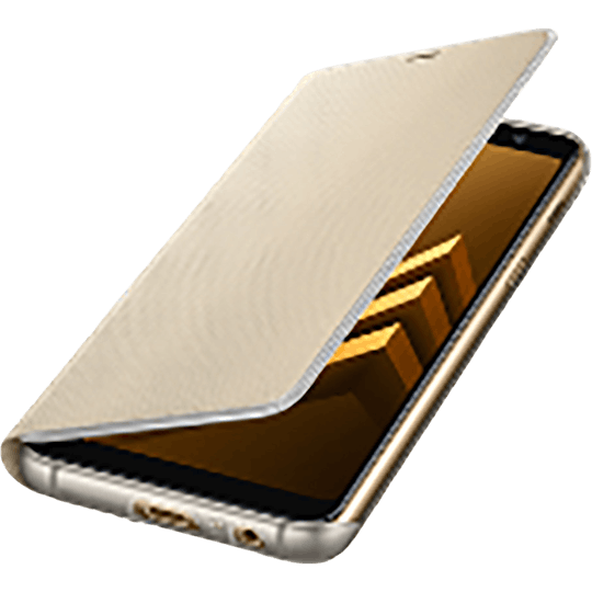 Samsung Galaxy A8 (2018) Neon Flip Cover Gold