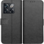 Just in Case OnePlus 10T Portemonnee Hoesje Zwart - Voorkant & achterkant