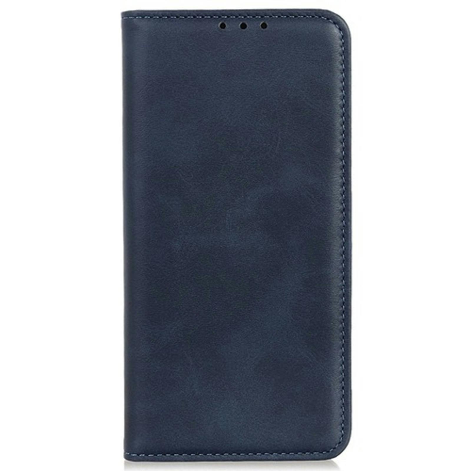 CaseBody Samsung S24 / S25 Real Leather Wallet Hoesje Blauw