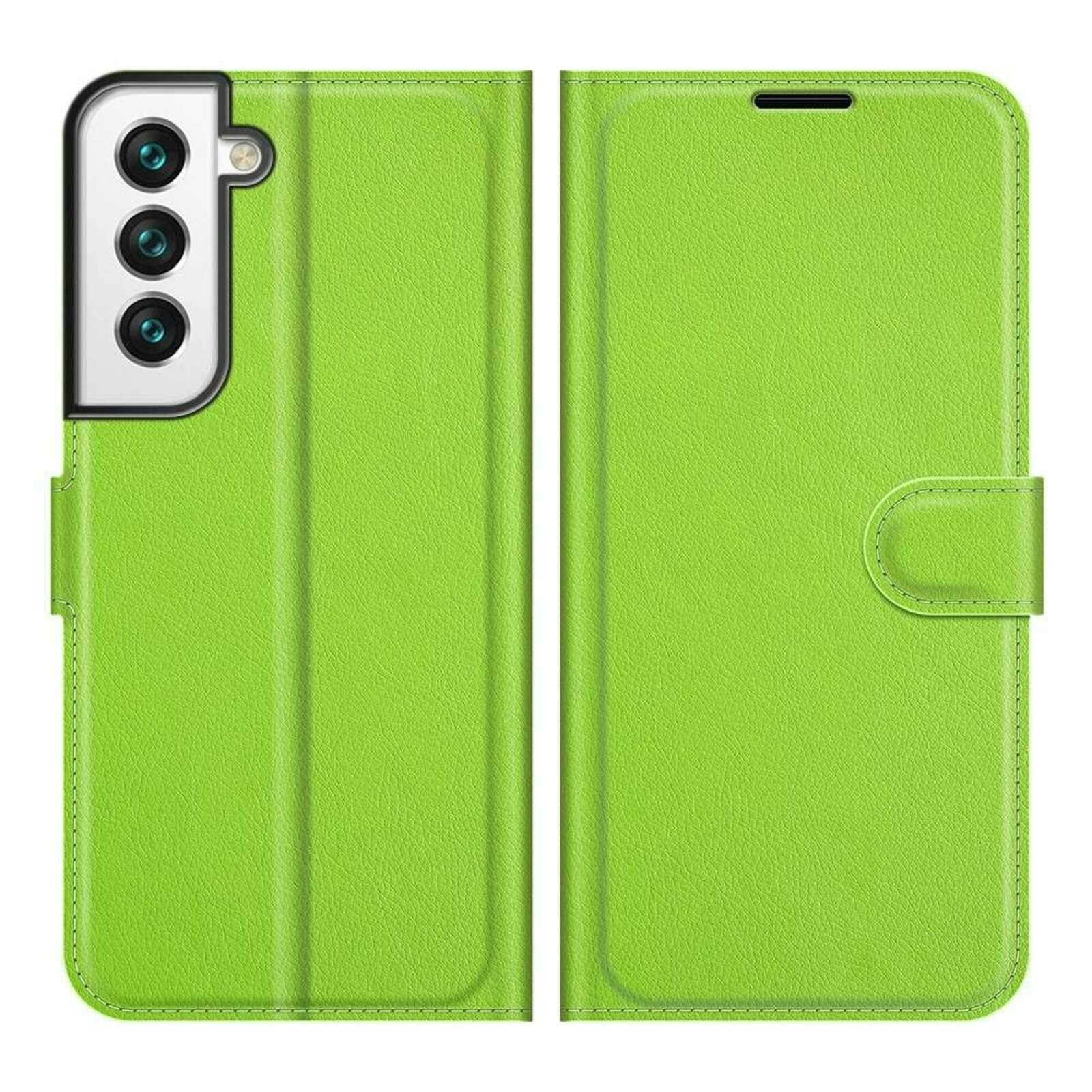 Just in Case Galaxy S22 TPU Portemonnee Hoesje Green