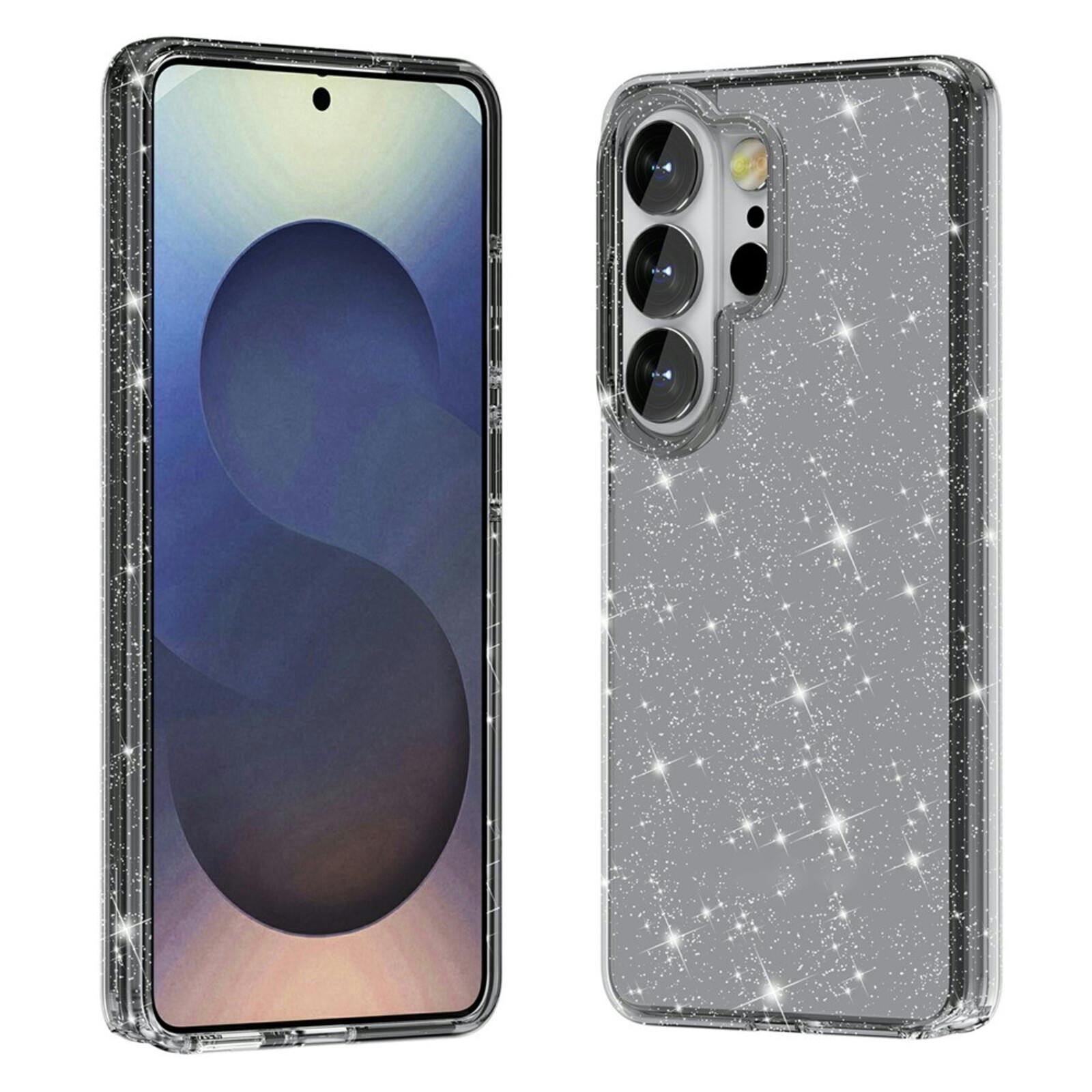 CaseBody Samsung Galaxy S26 Ultra Glitz Beschermhoesje Zwart