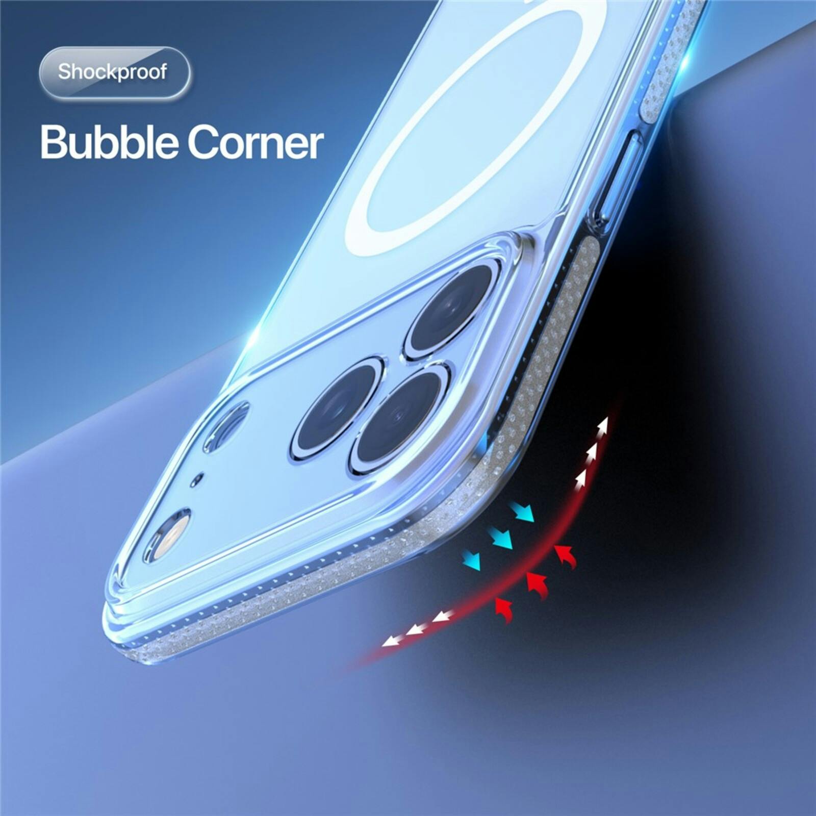 DUX DUCIS Apple iPhone 17 Pro Max Shockproof MagSafe Hoesje Transparant