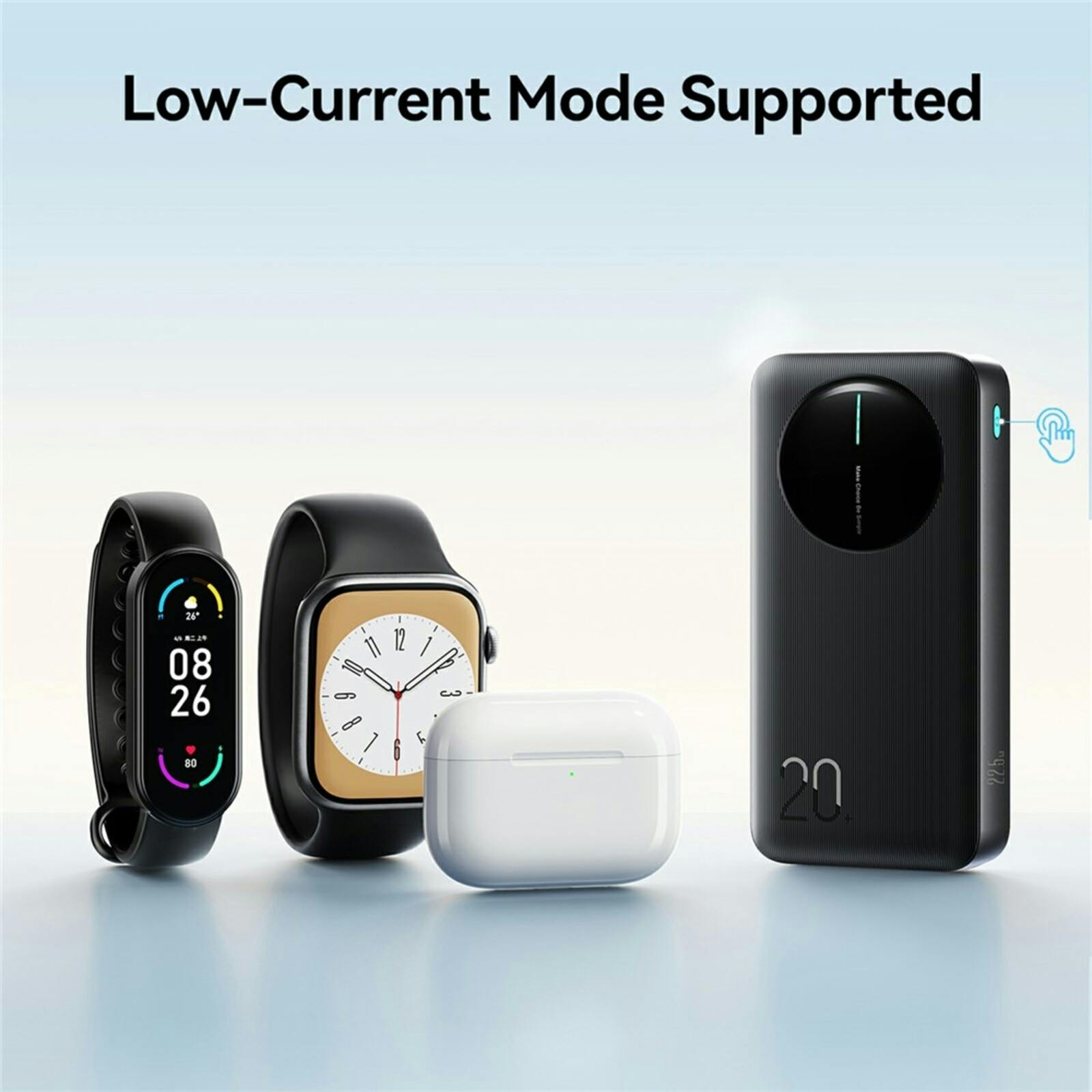 Joyroom Pro Display Powerbank 3 Output Poorten 20.000mAh Zwart
