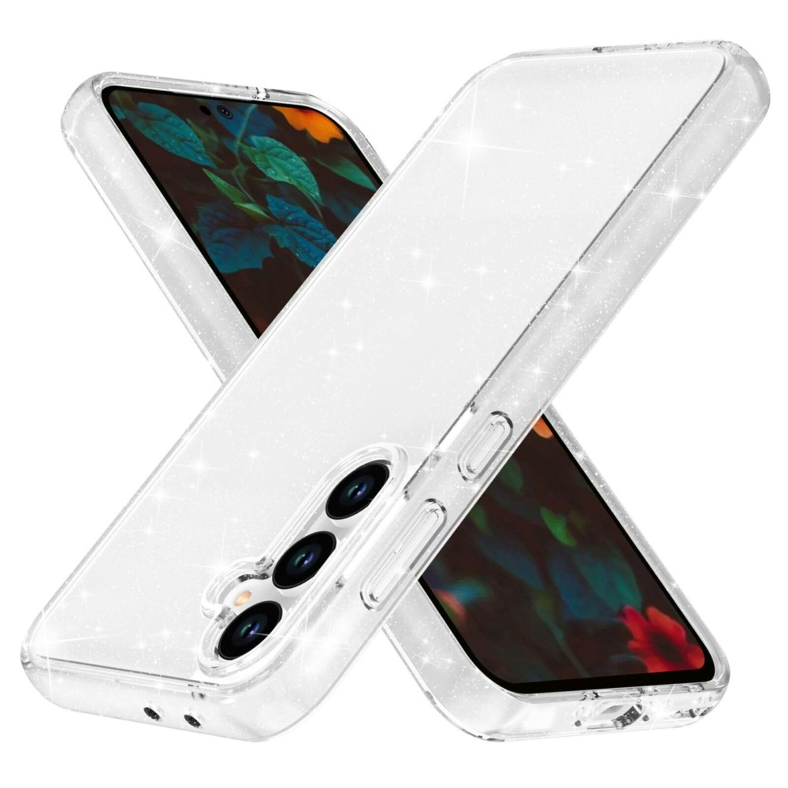 Mocaa Samsung Galaxy A36/A56 Glitz Beschermhoesje Transparant