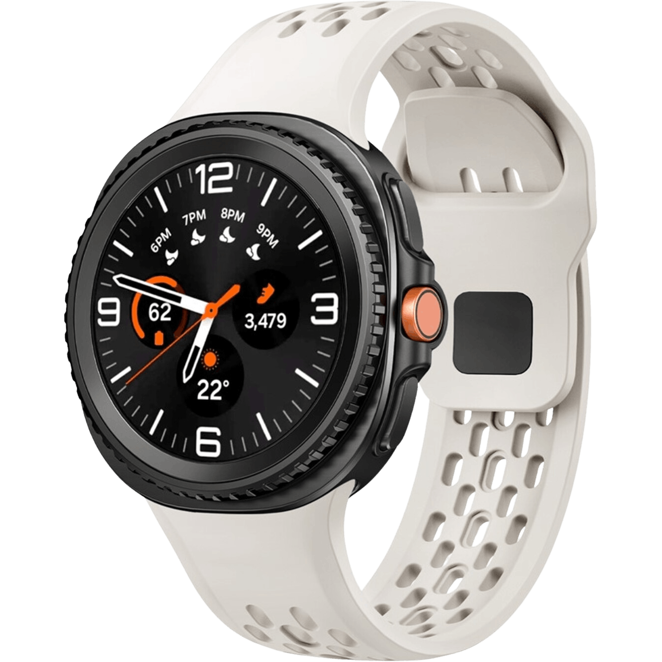 Kalebol Samsung Galaxy Watch8 (Classic) Sport Horlogebandje Wit