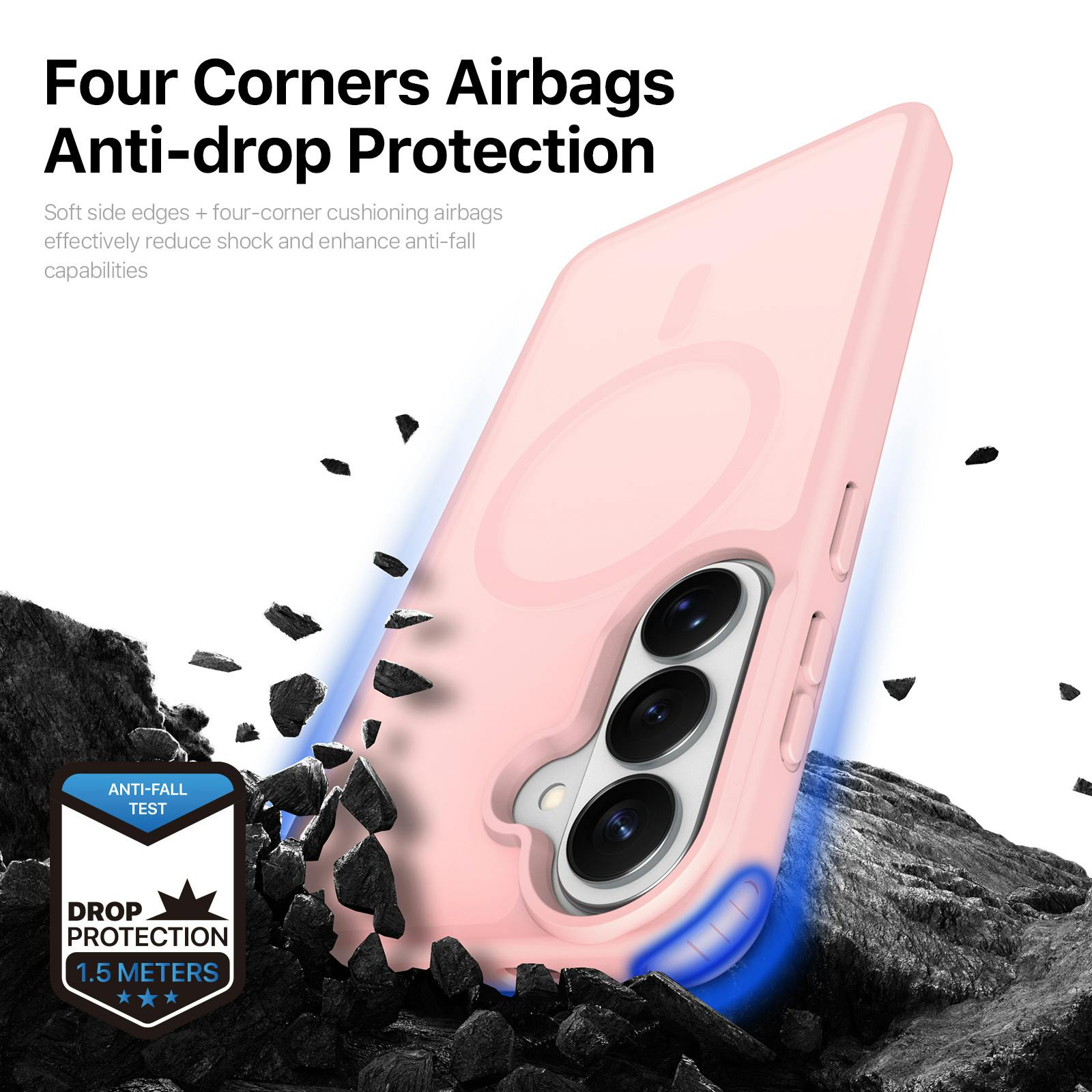 DUX DUCIS Samsung Galaxy S26 Magnetic Mat Hoesje Roze