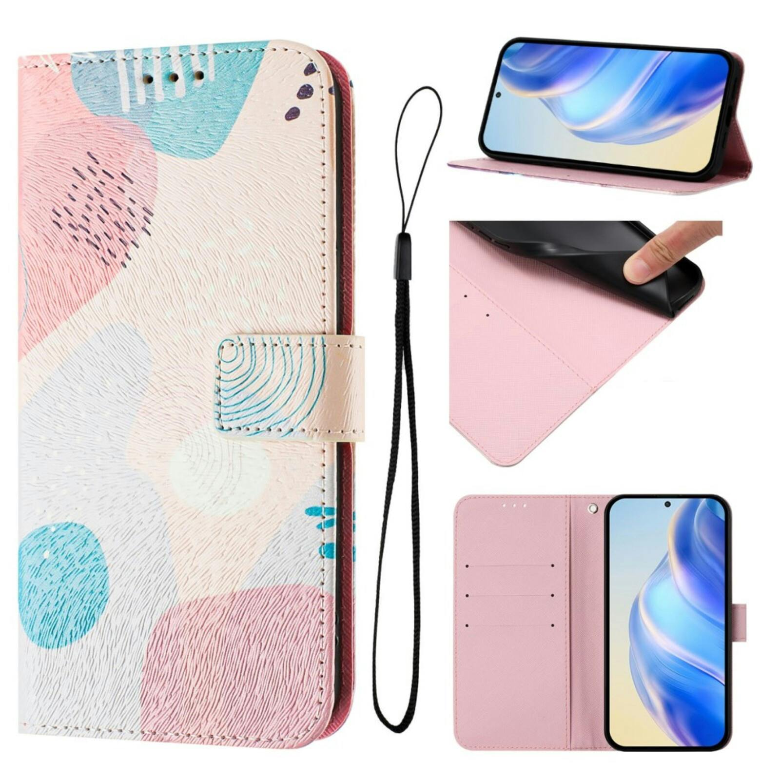 Mocaa Samsung Galaxy A36 Vrolijk Bookcase Hoesje Meerkleurig