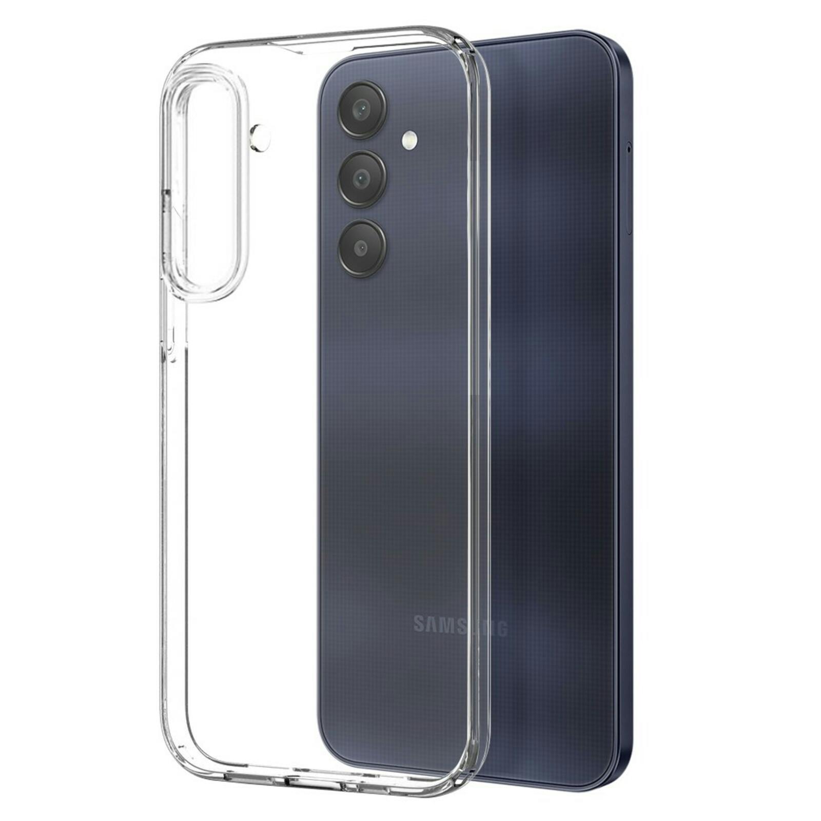 Northjo Samsung Galaxy A25 Hoesje en Screenprotector Transparant