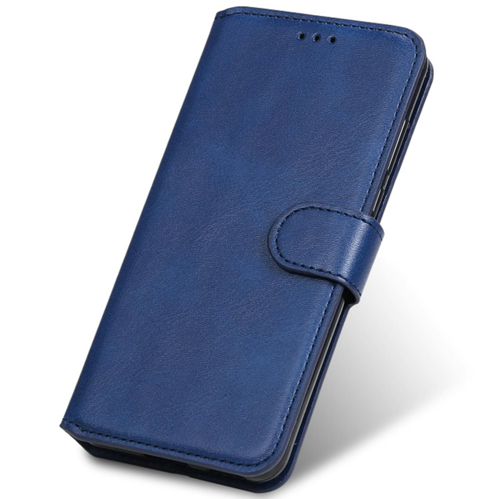 Mocaa Huawei P Smart 2020 Slim-Fit Boek Hoesje Blauw