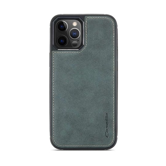 Caseme iPhone 12 (Pro) Portemonnee Hoesje Alles-in-één Blauw Groen