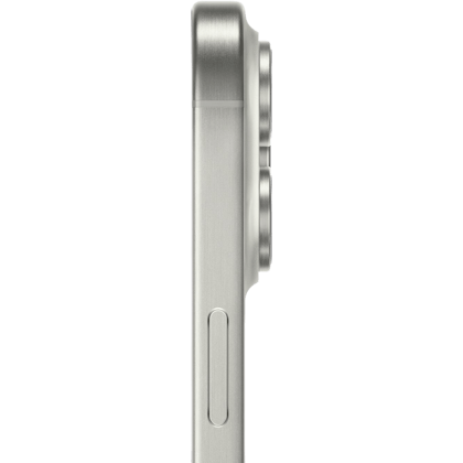 Apple iPhone 15 Pro Max White Titanium - Zijkant