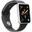 SBS Apple Watch Series 3/4/5/6/7/SE 40mm Band Zwart - Voorkant