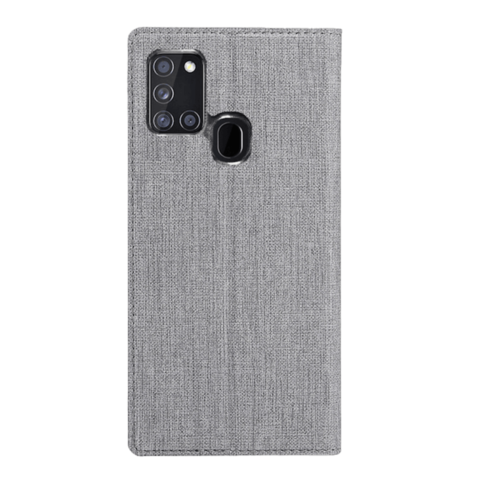 Vili Samsung Galaxy A21s DMX Flipcover Grijs