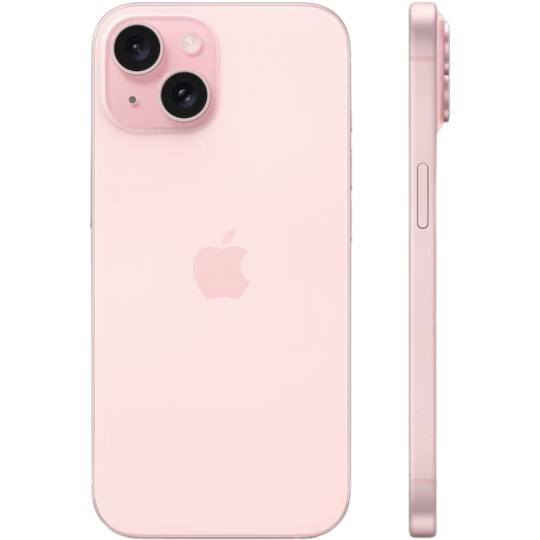 Apple iPhone 15 Plus Pink - Zijkant