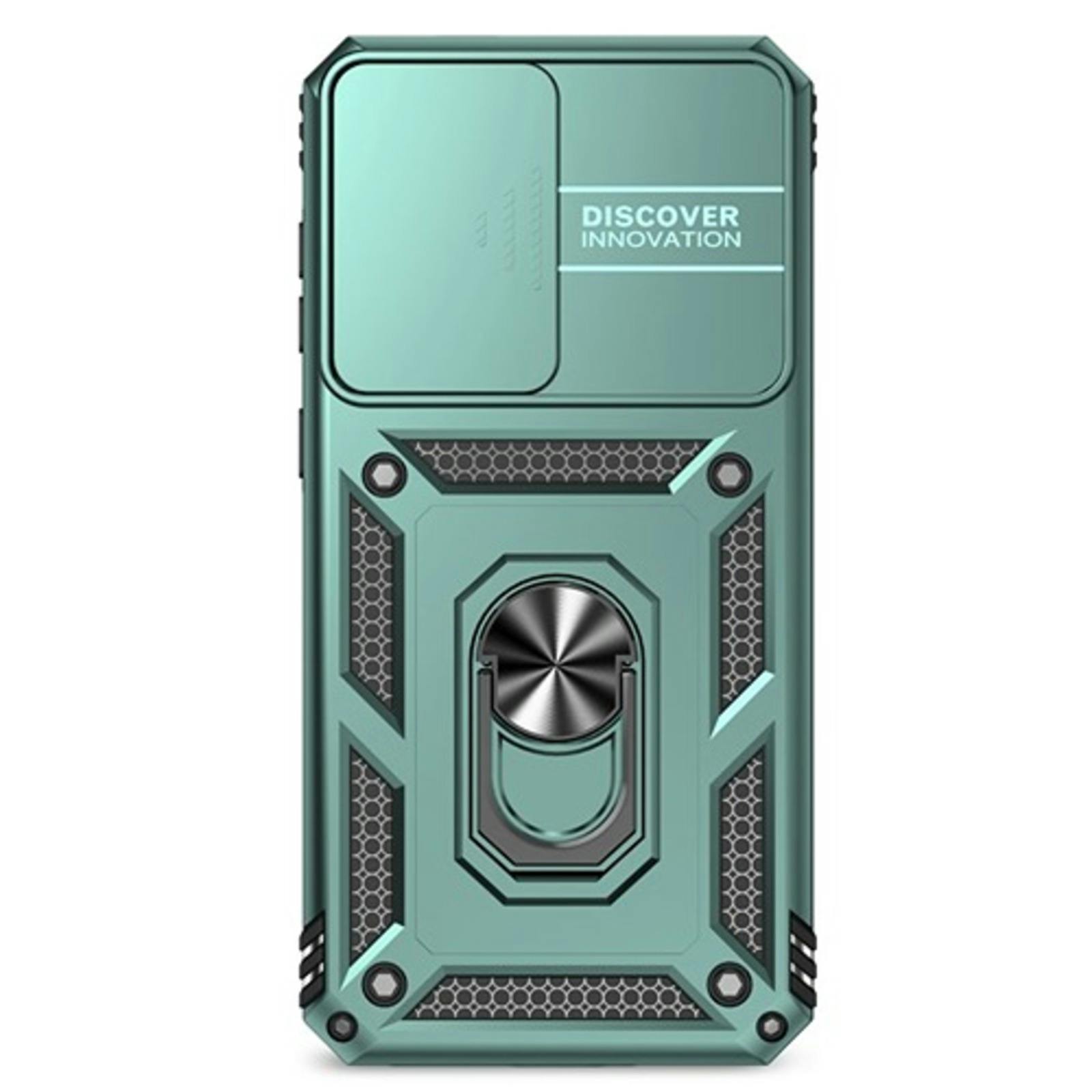 CaseBody Samsung A56 / A36 Shield Case met Camera-schuif Groen