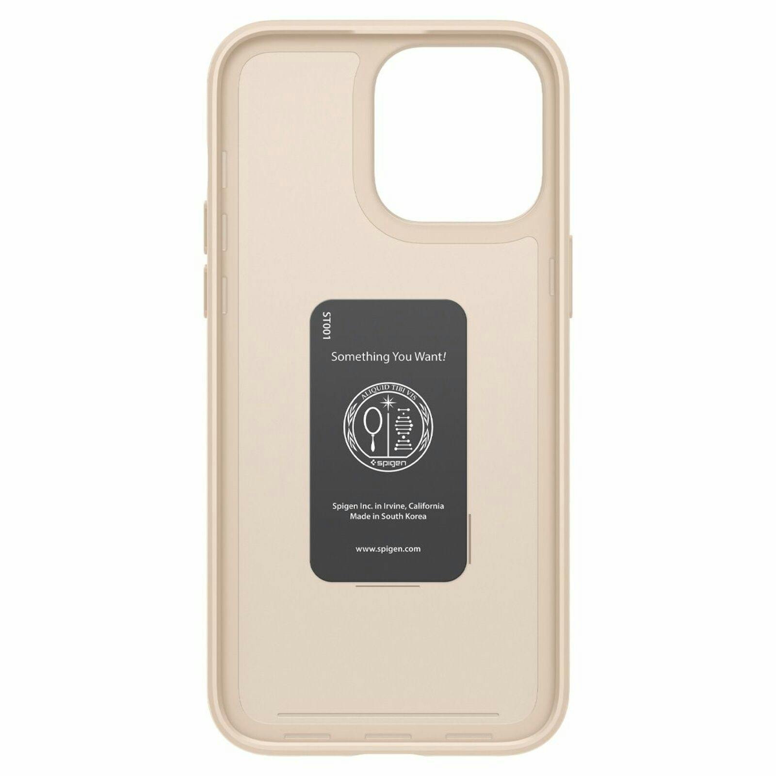 Spigen iPhone 14 Pro Thin Fit Hoesje Beige