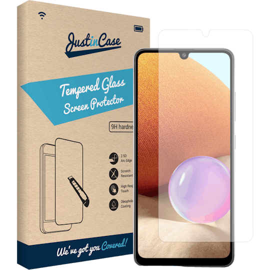 Just in Case Galaxy A32 4G Gehard Glas Screenprotector