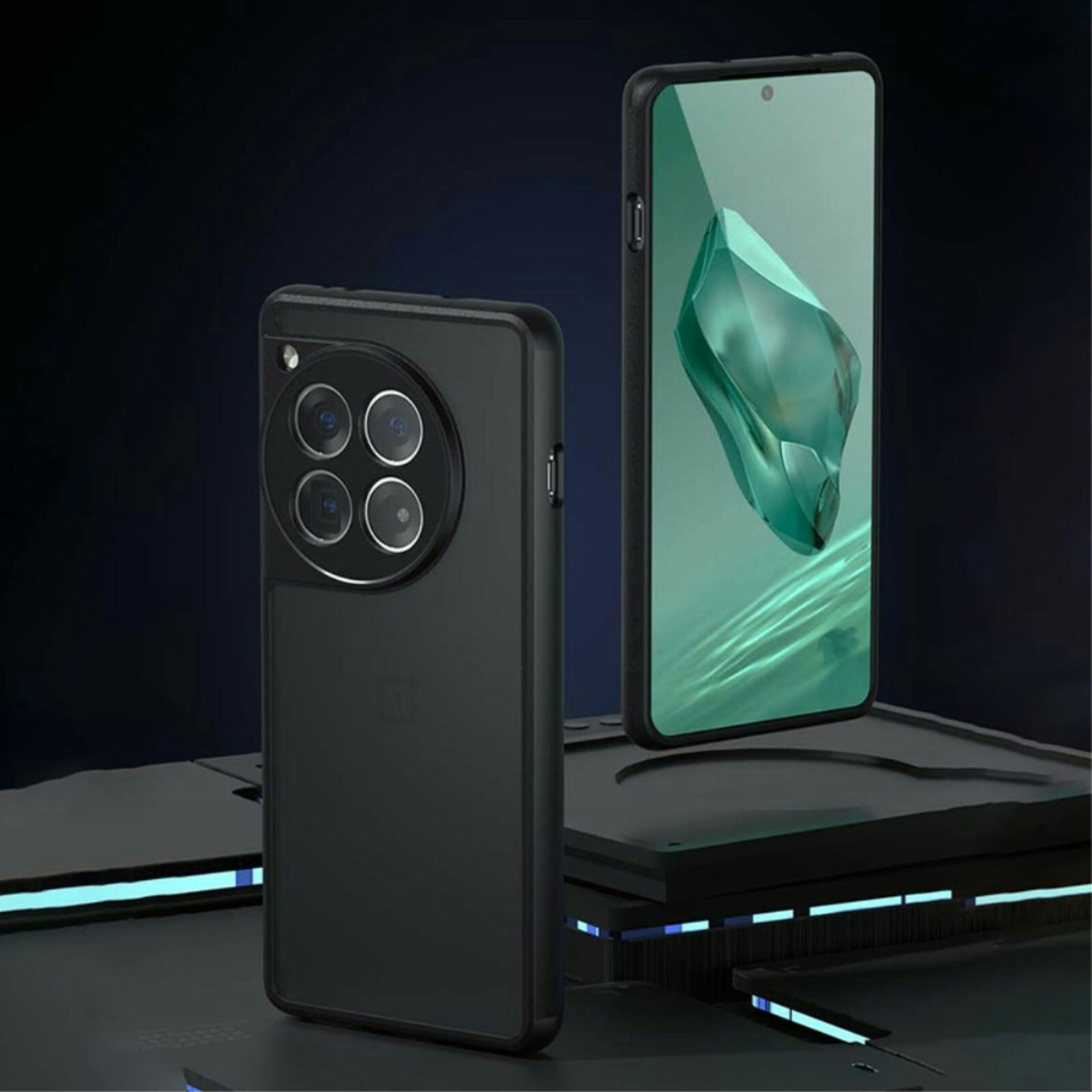 Mocaa OnePlus 12R Slim Anti-Shock Hoesje Zwart