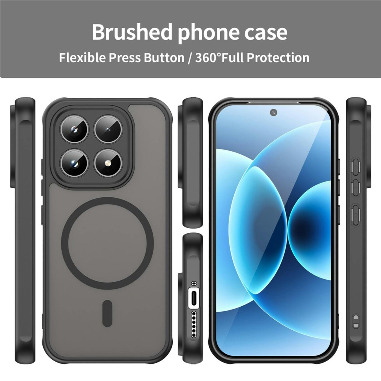 CaseBody Xiaomi 17 Magnetic Case Zwart