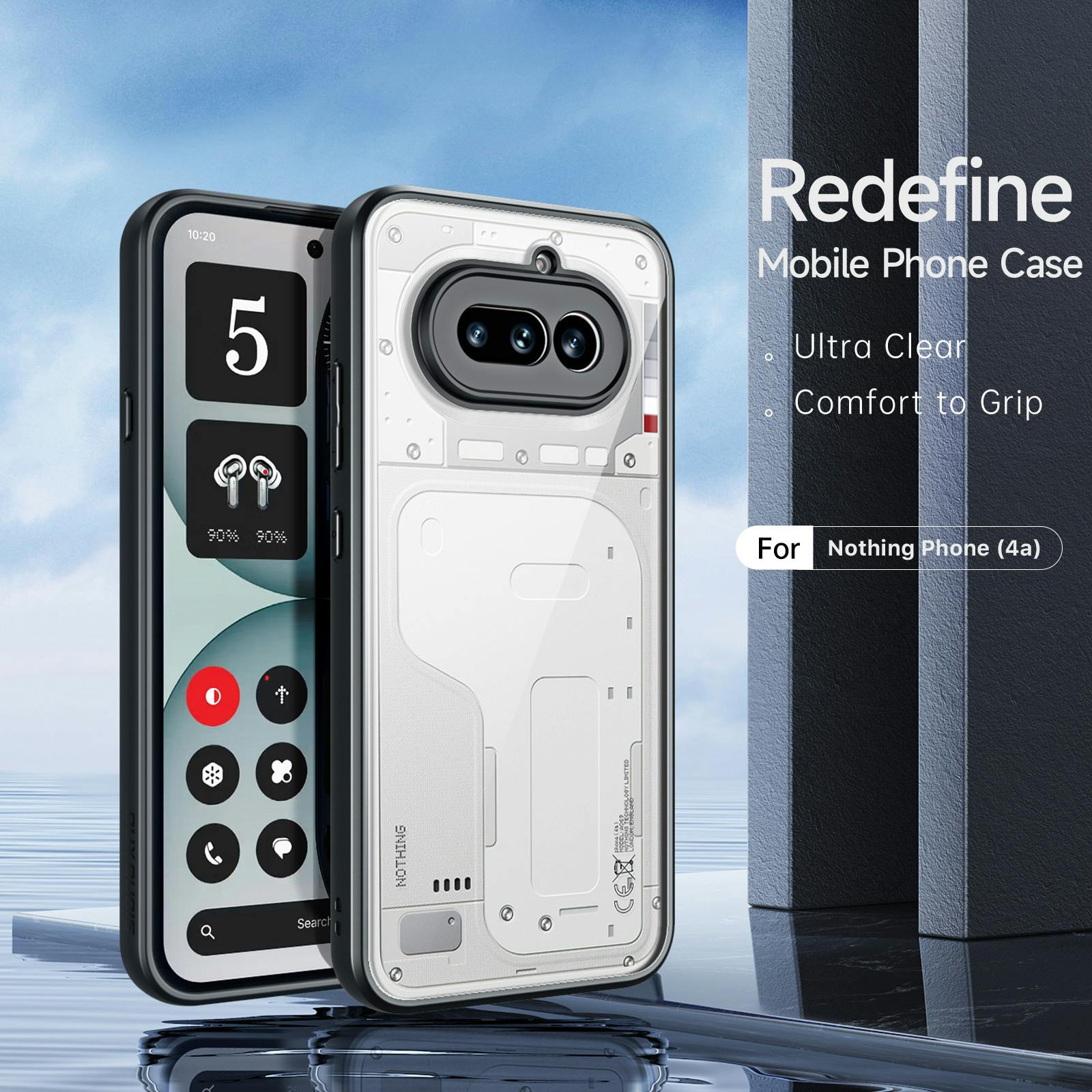 DUX DUCIS Nothing Phone (4a) Aimo Series Hoesje Zwart