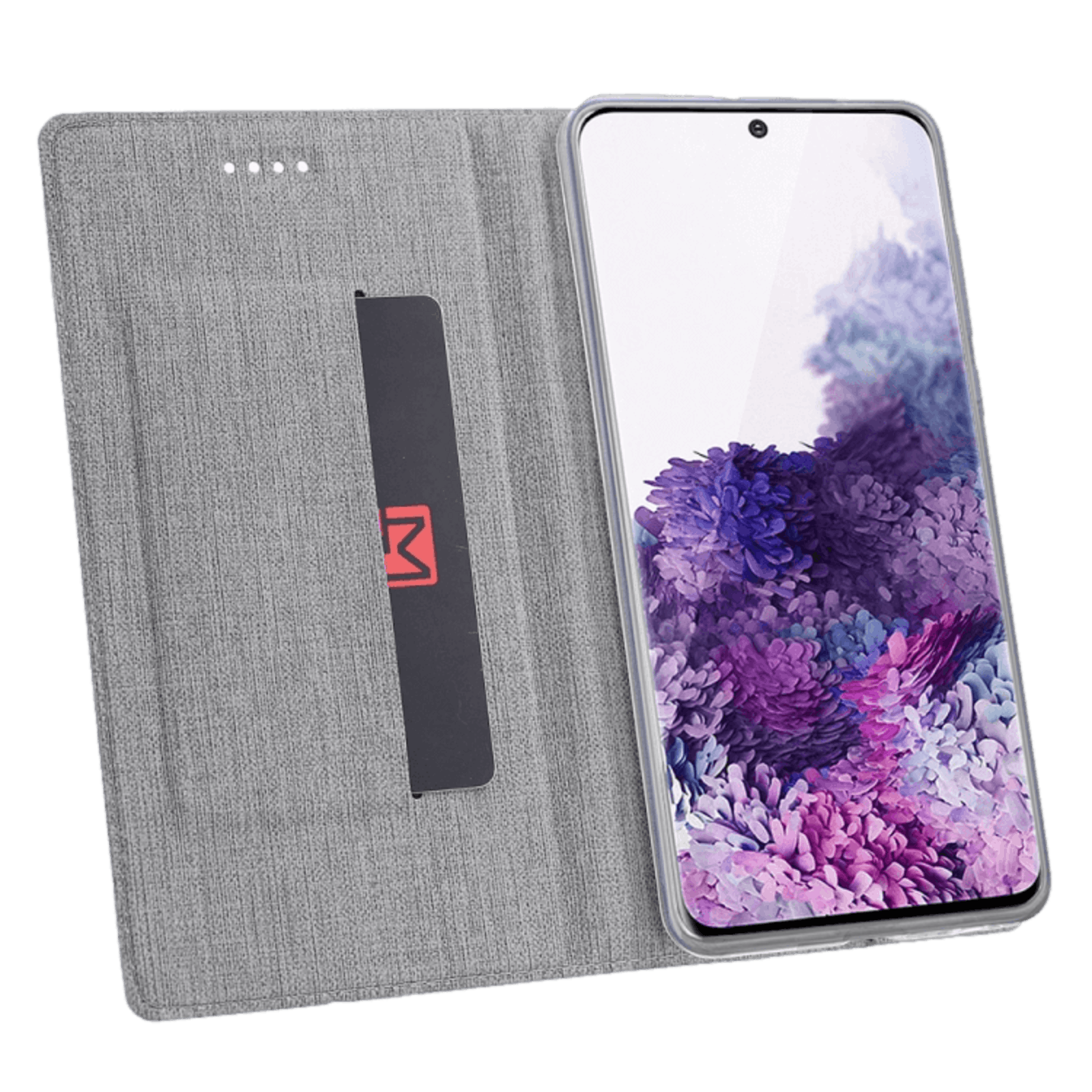 Vili Samsung Galaxy S20 Plus DMX Flipcover Grijs