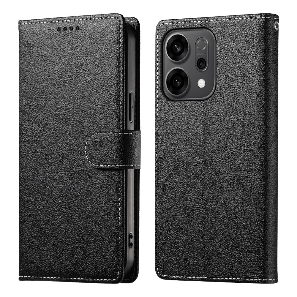 Mocaa Oppo Reno14 F 5G Slim-Fit Bookcase Zwart