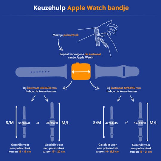 Swipez Apple Watch Siliconen Bandje