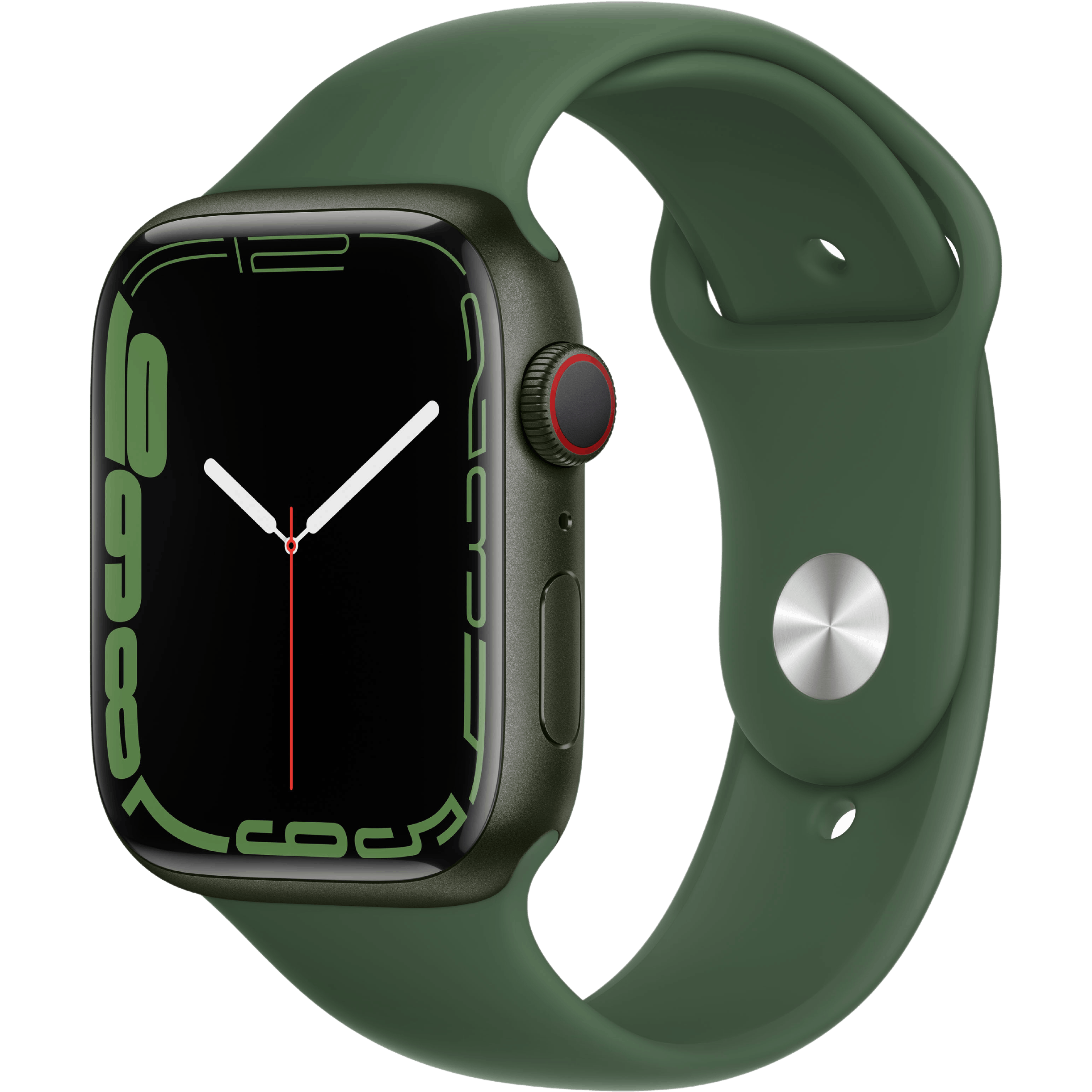 Apple Watch Series 7 Cellular 41mm Green - Voorkant