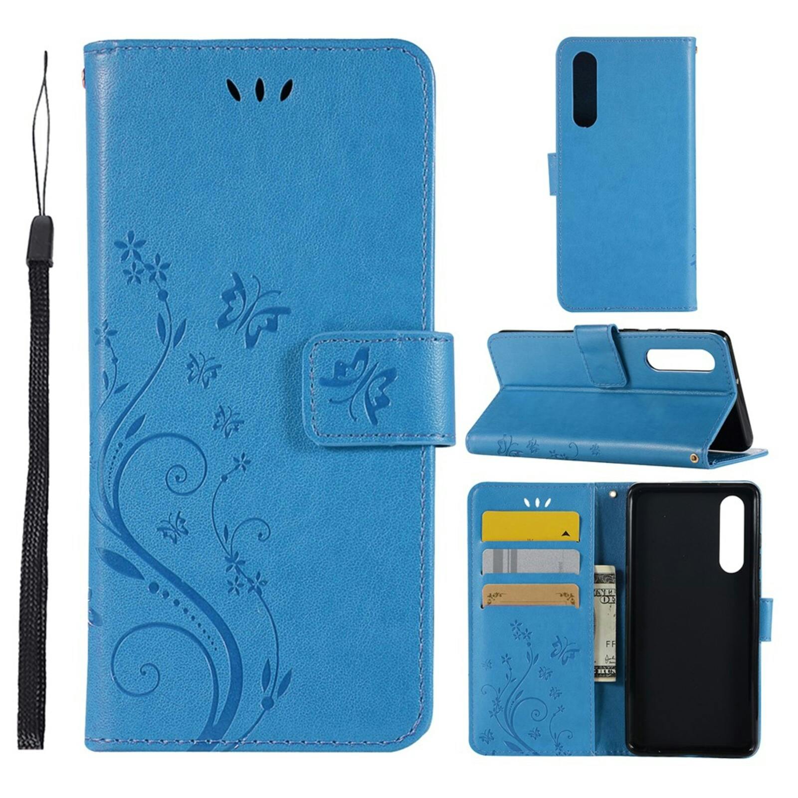 Mocaa Huawei P30 Booklet Hoesje Blauw