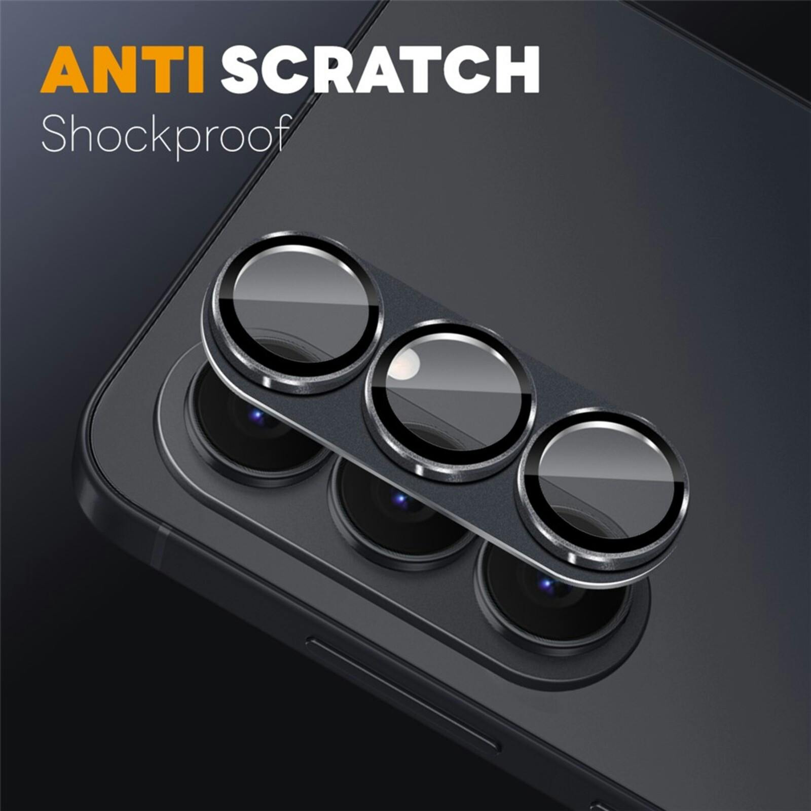 Northjo Samsung Galaxy S26 Full Cover Camera Protector Zwart