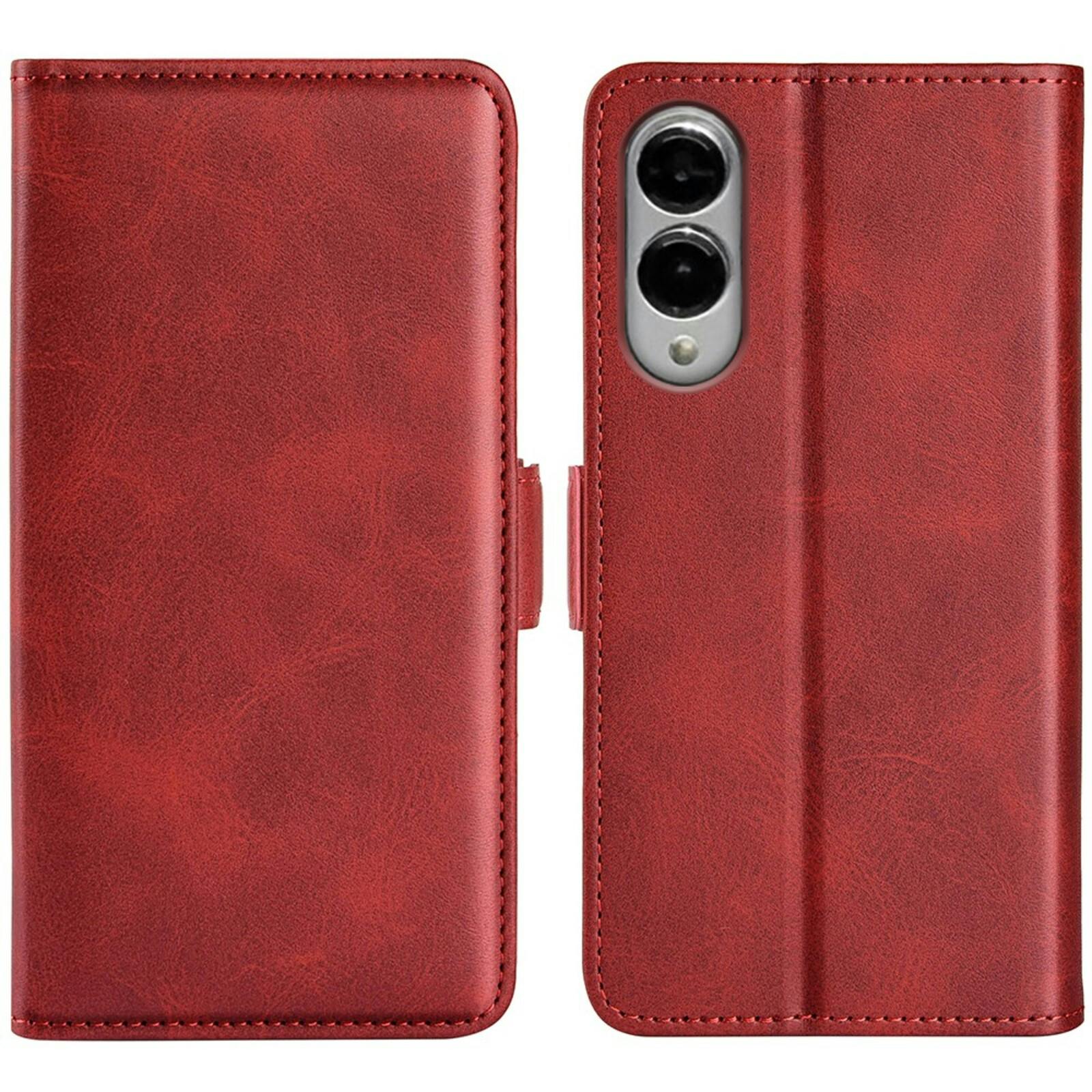 Comfycase Samsung Galaxy S25 Edge Bookcase Hoesje Rood