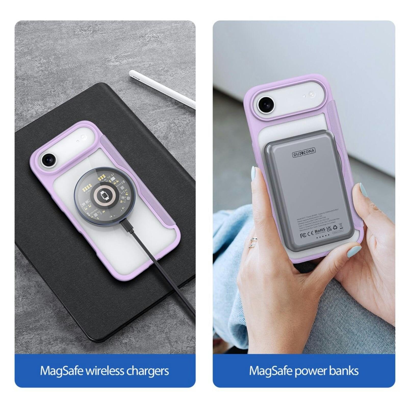 DUX DUCIS Apple iPhone 17 Air Skin X Pro Flipcover Paars