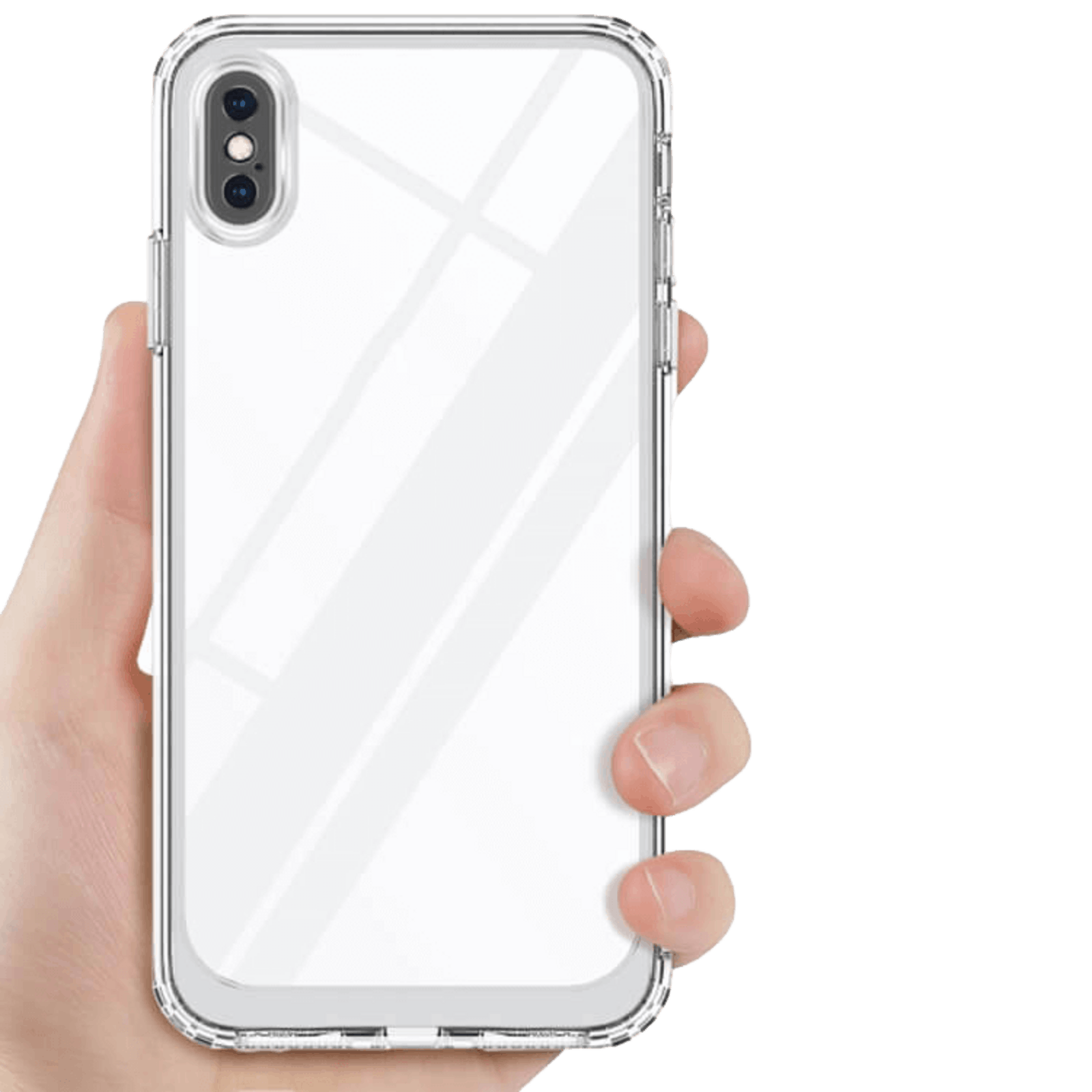 CaseBody iPhone Xs Nekkit Case Transparant