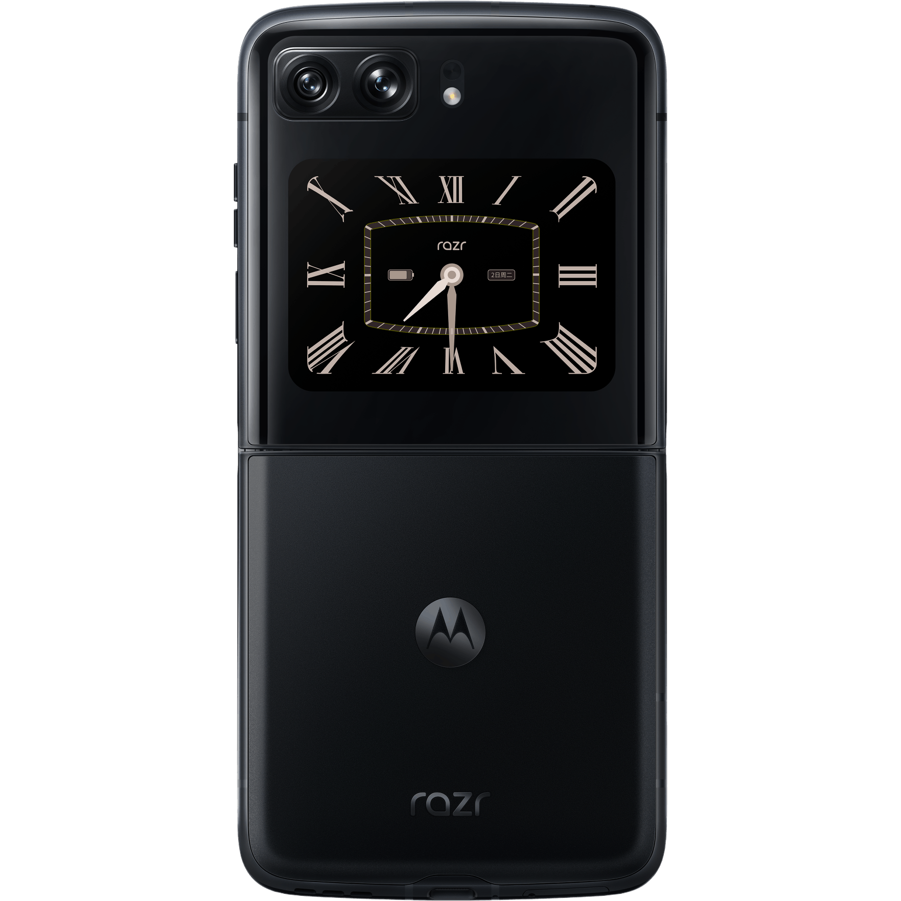Motorola Razr 2022 Satin Black - Voorkant
