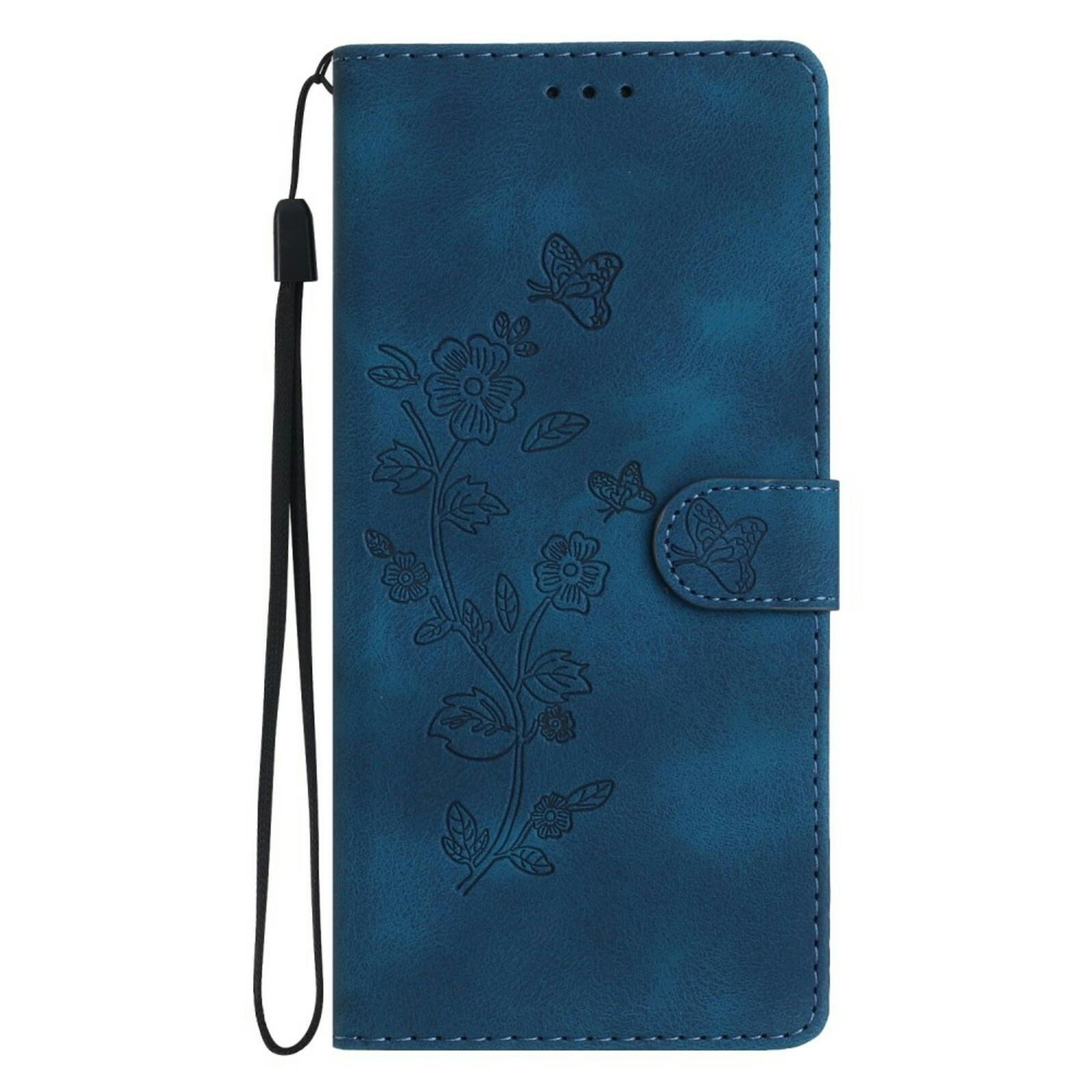 Comfycase Samsung Galaxy A16 Zacht Boek Hoesje met Gravure Blauw