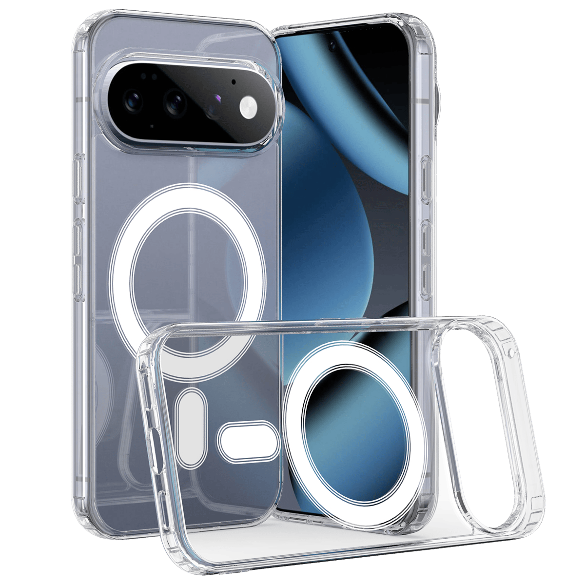 CaseBody Google Pixel 11 Pro Magnetische TPU Case Transparant