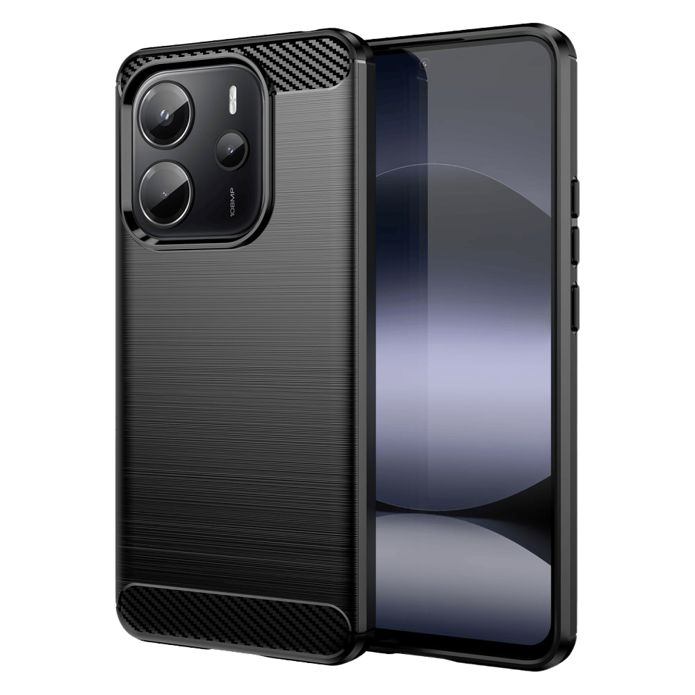 CaseBody Xiaomi Redmi Note 14 Schokbestendig Hoesje Zwart