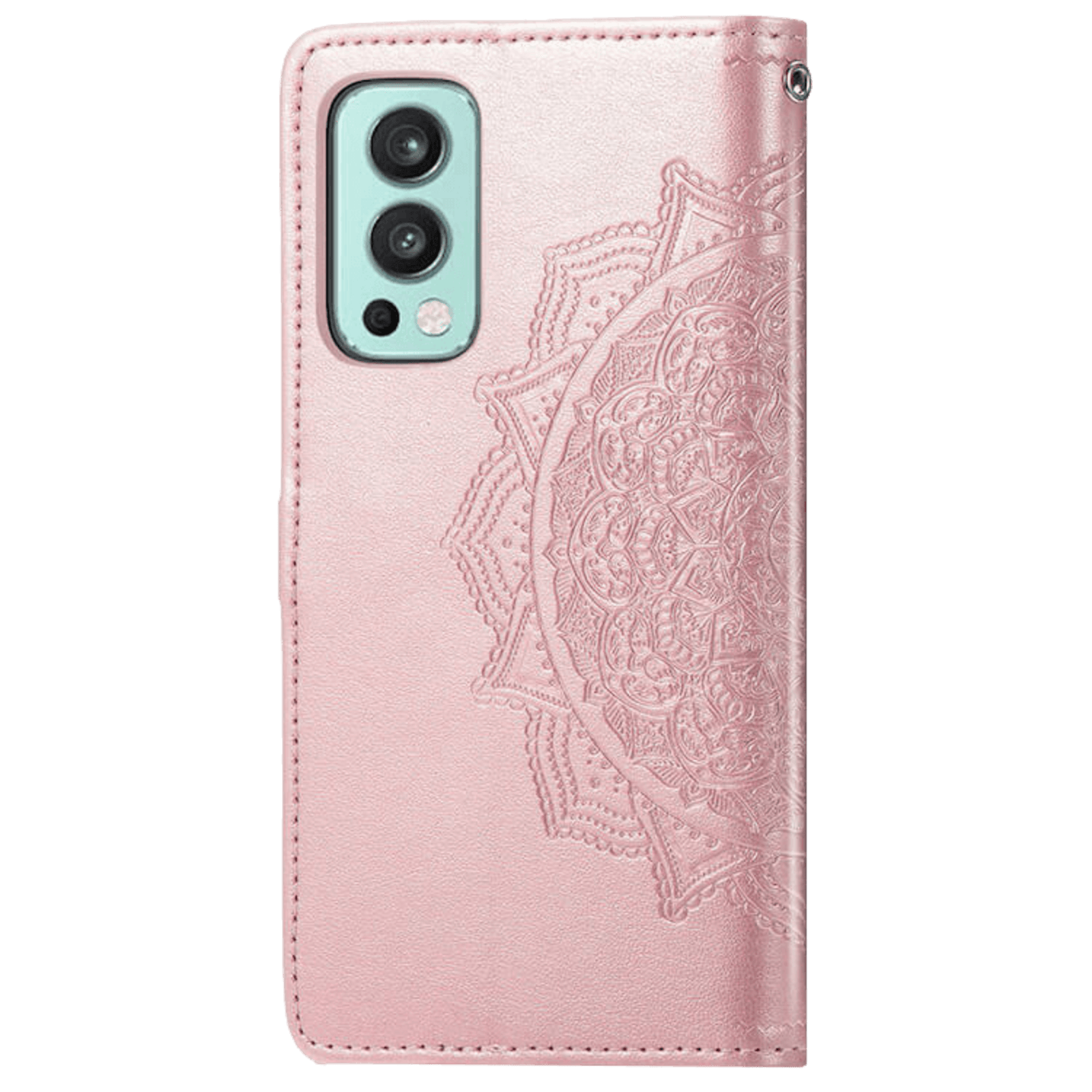 Comfycase OnePlus Nord 2 Butterfly Booklet Telefoonhoesje Roségoud