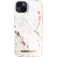 Ideal of Sweden iPhone 14 Plus Fashion Hoesje Carrara Gold - Voorkant