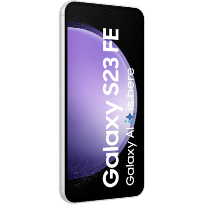 Samsung Galaxy S23 FE 5G Purple - Aanzicht vanaf links