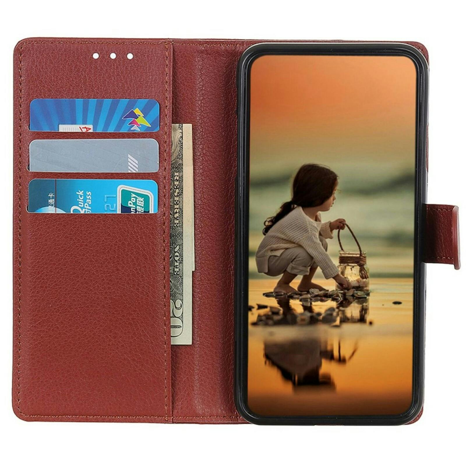 CaseBody Google Pixel 9 / Pixel 9 Pro Bookcase Hoesje Bruin
