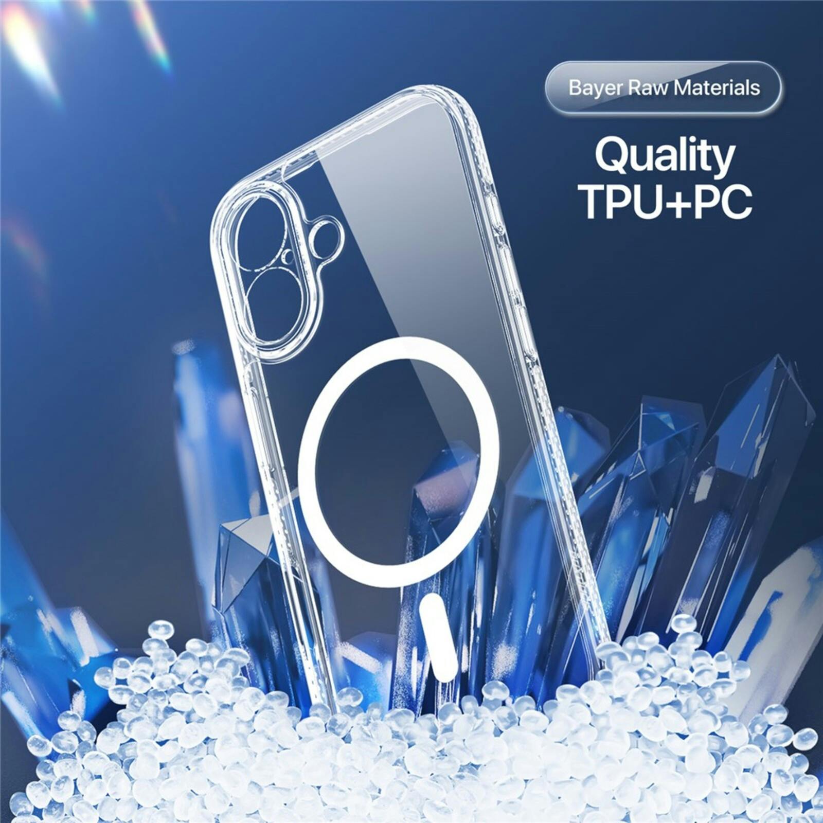 DUX DUCIS Apple iPhone 17 Shockproof MagSafe Hoesje Transparant