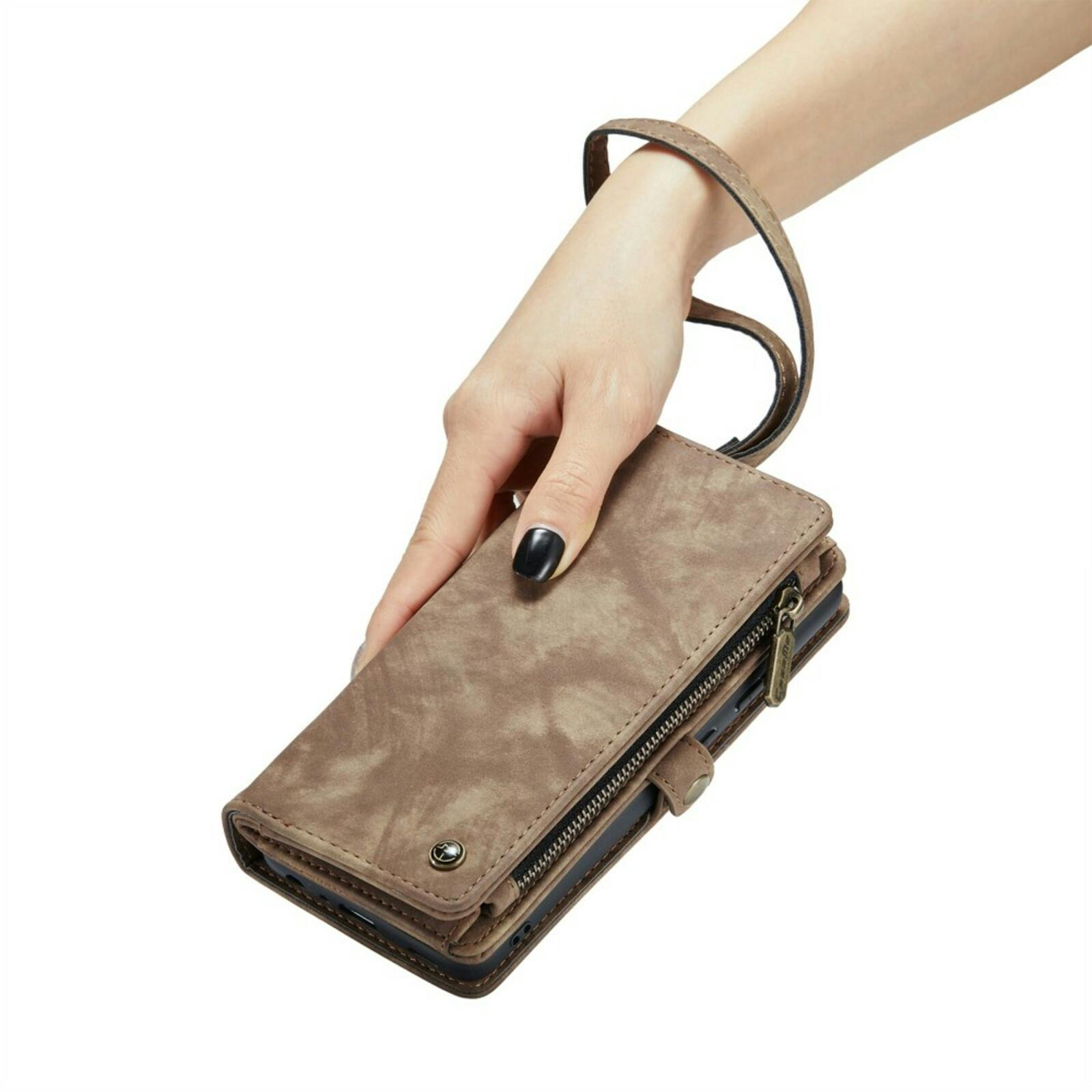 Caseme Samsung S23 FE Vintage Wallet Hoesje Bruin