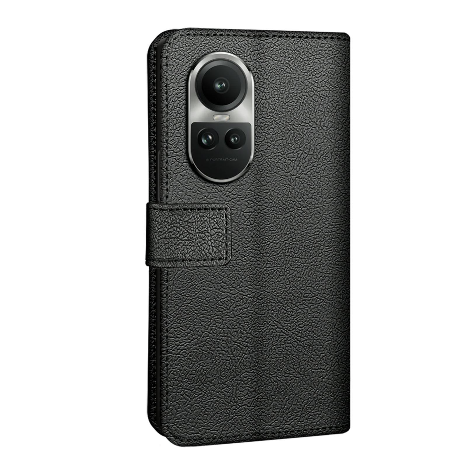 Just in Case Reno10 (Pro) Portemonnee Hoesje Zwart