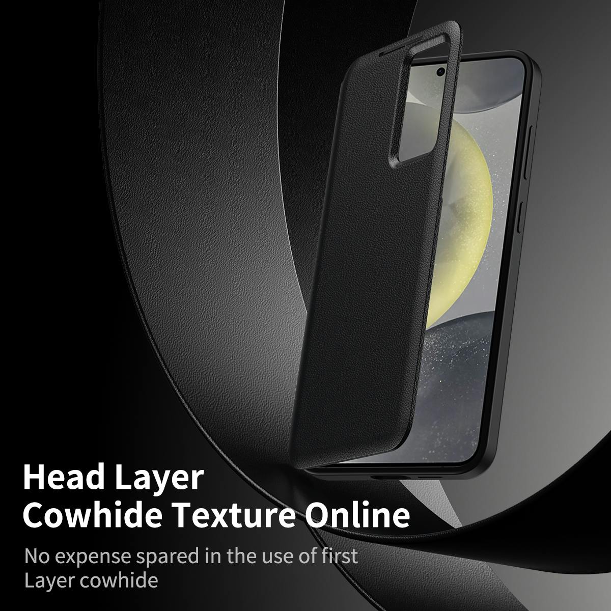 CaseBody Samsung Galaxy S25 Ultra Smart Cover Zwart