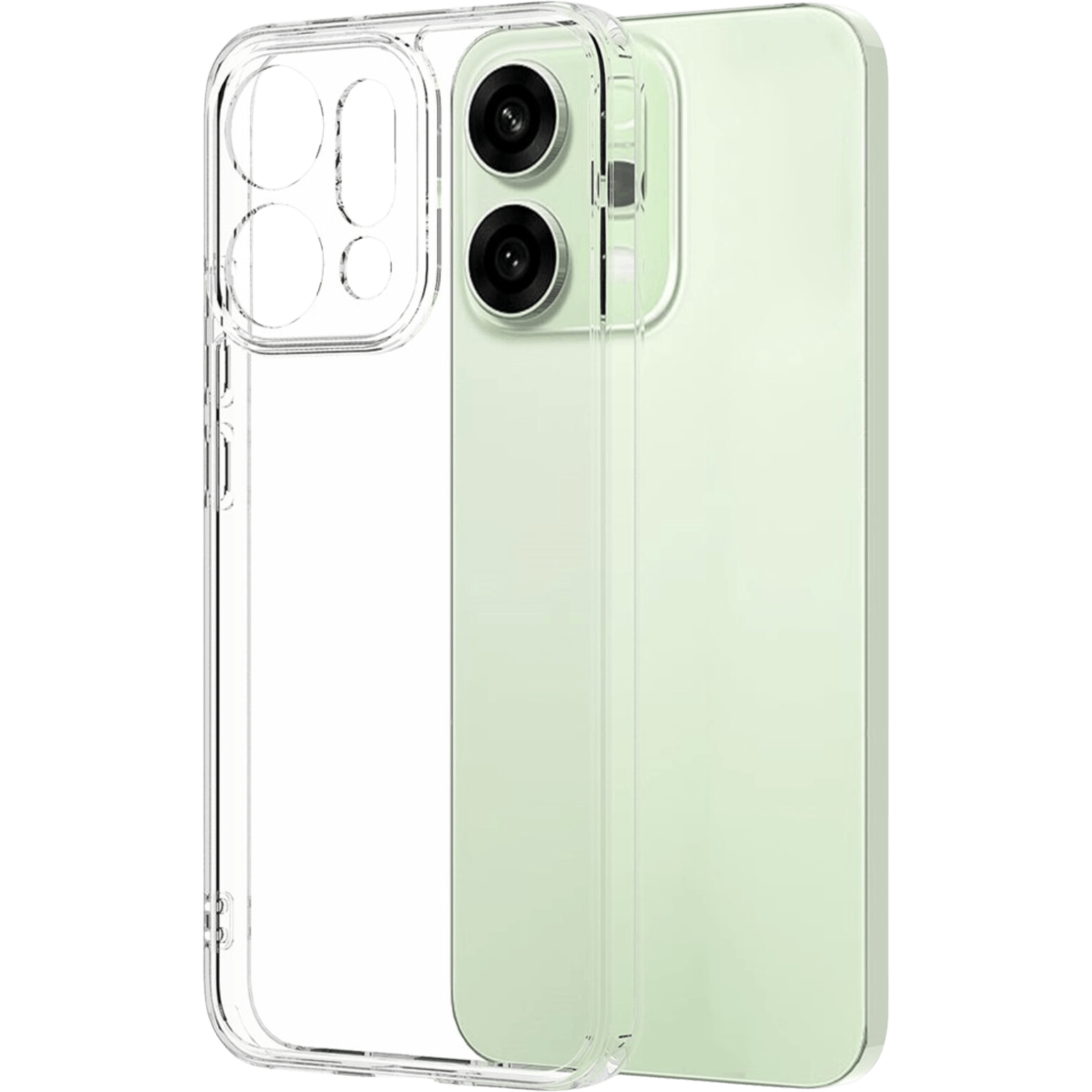 CaseBody Oppo Reno14 5G Airbag Hoesje Transparant