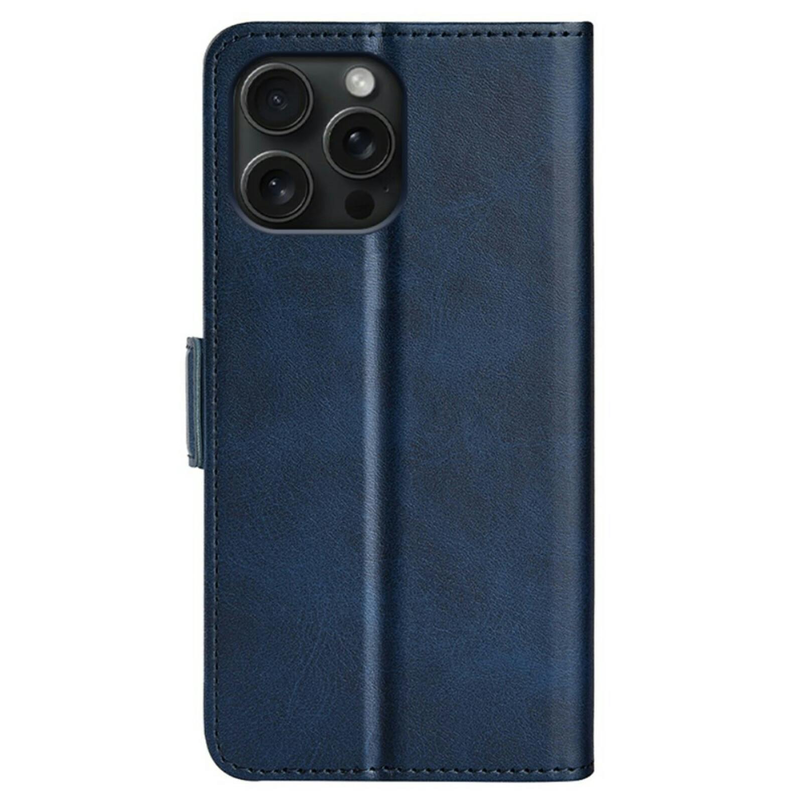 Comfycase Apple iPhone 16 Pro Bookcase Hoesje Blauw