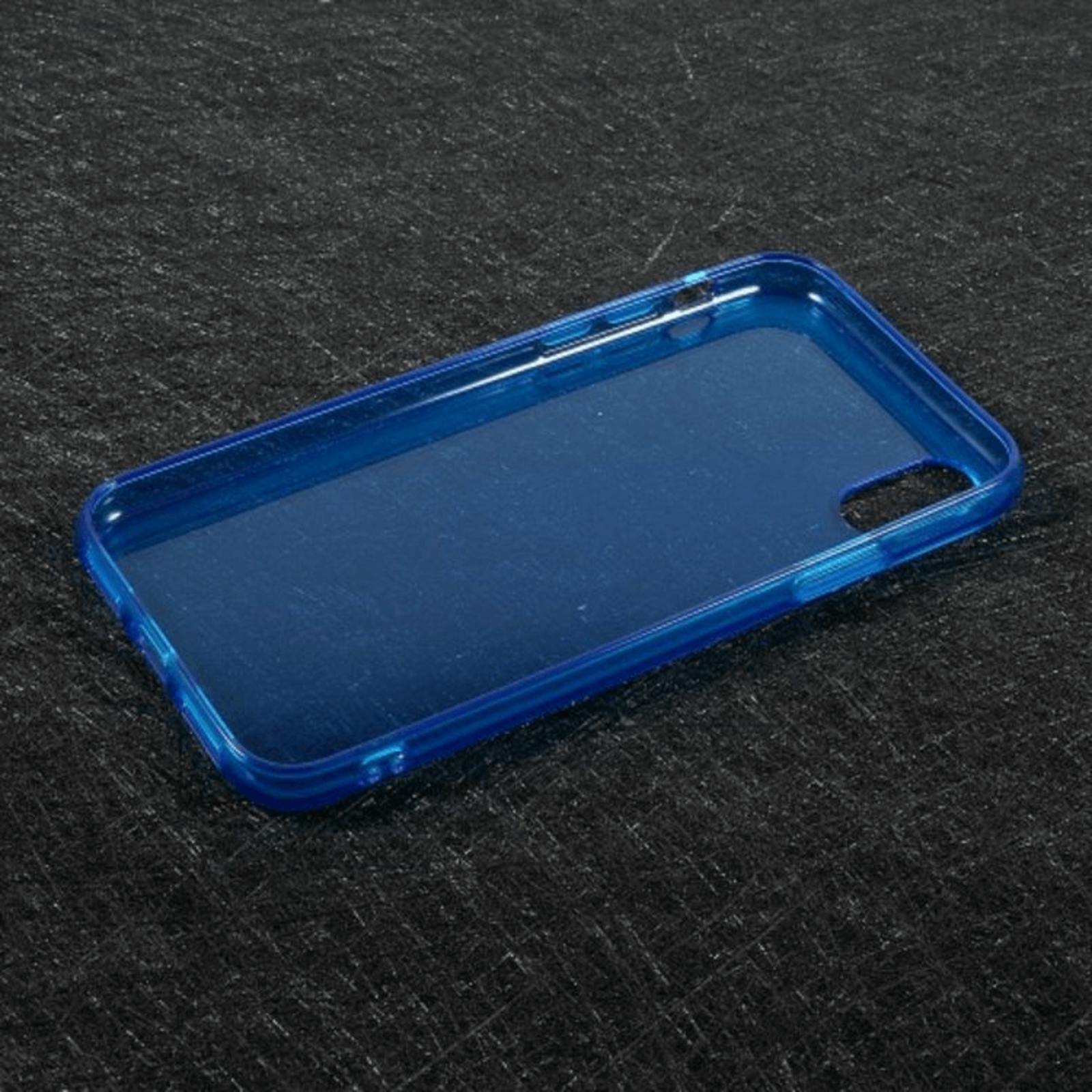 Mocaa iPhone Xs / X 0.5mm Dun Hoesje Blauw