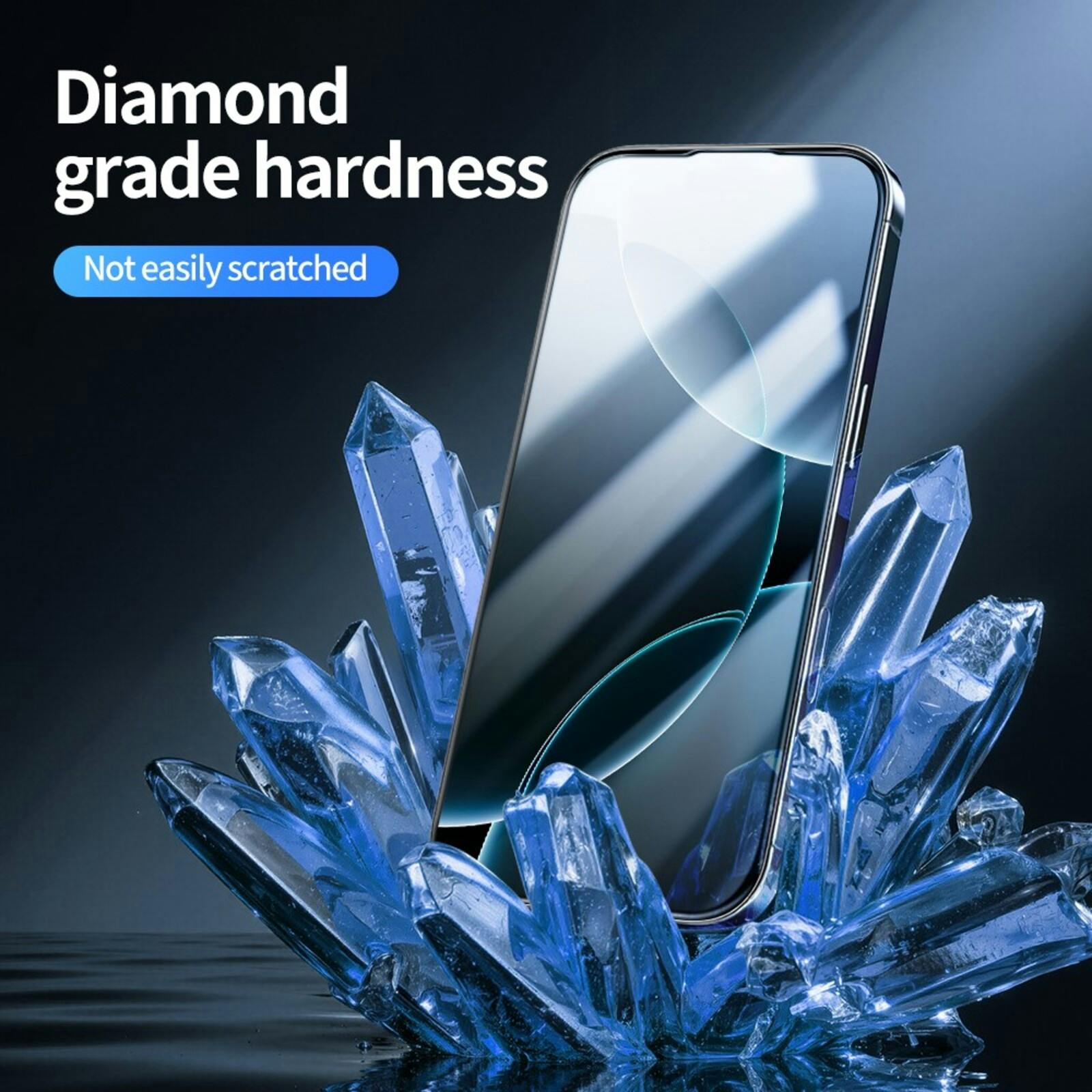 DO AS YOU WISH iPhone 15 Full Screen Tempered Glass Screenprotector Transparant